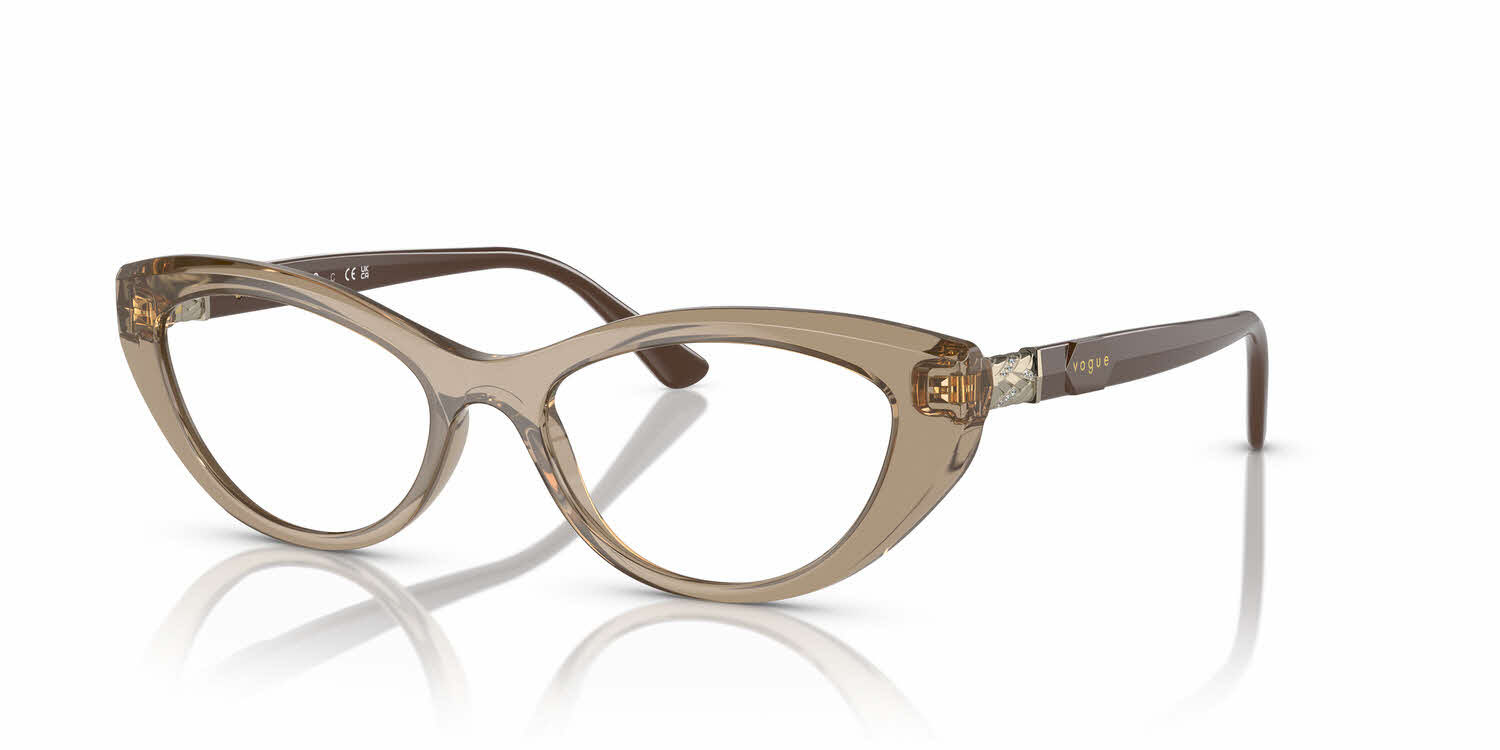  clear lens/transparent brown