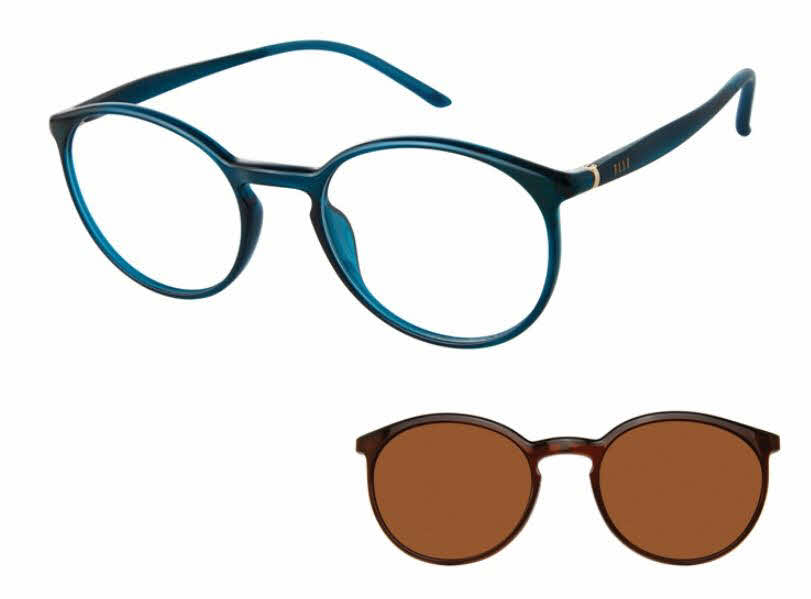 ELLE 13543 WITH CLIP ON LENS GREEN