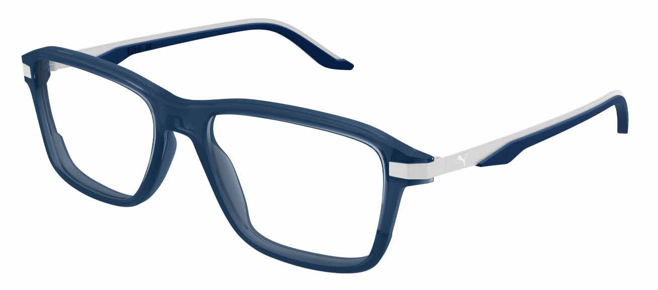  clear lens/blue silver