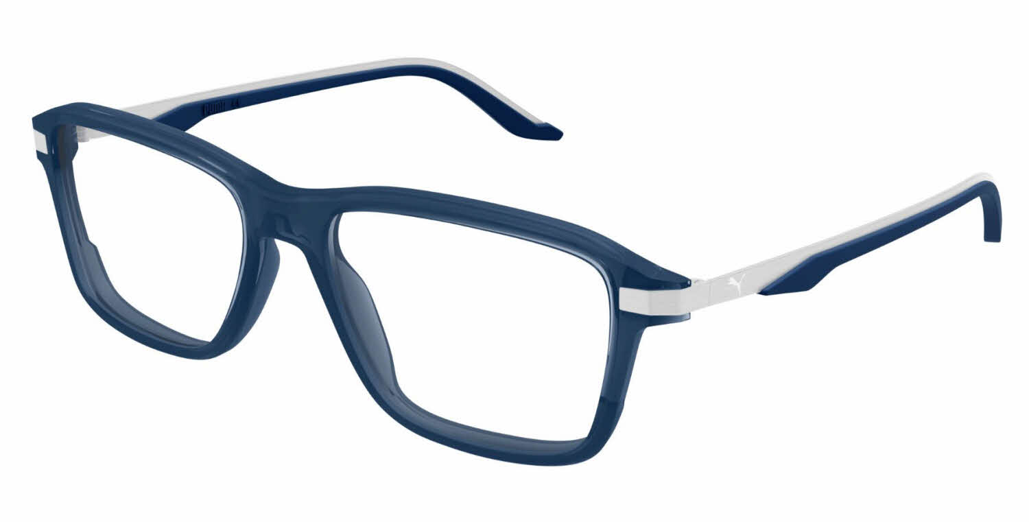  clear lens/blue silver
