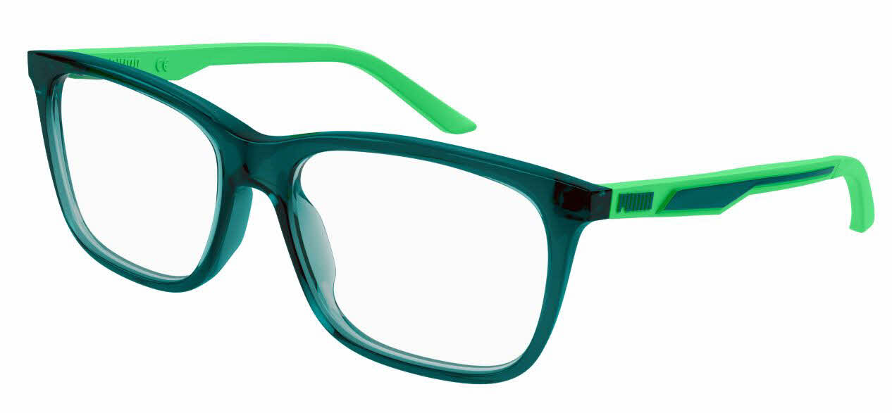  clear lens/green