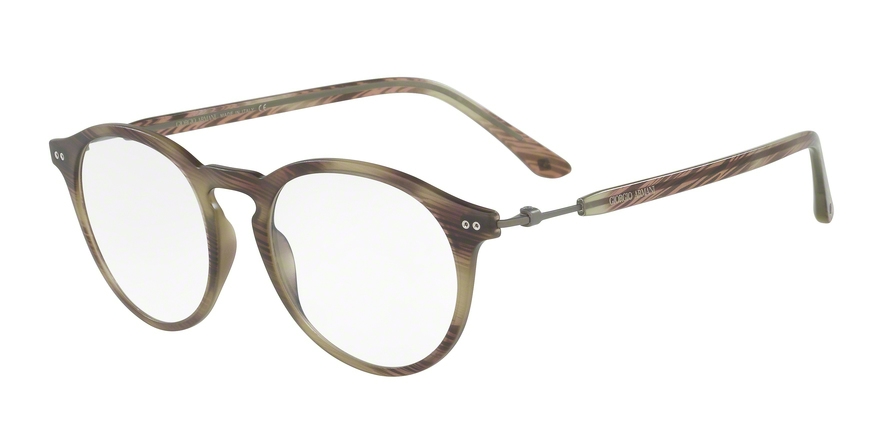  clear/matte striped olive