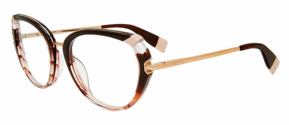  clear lens/pink striped