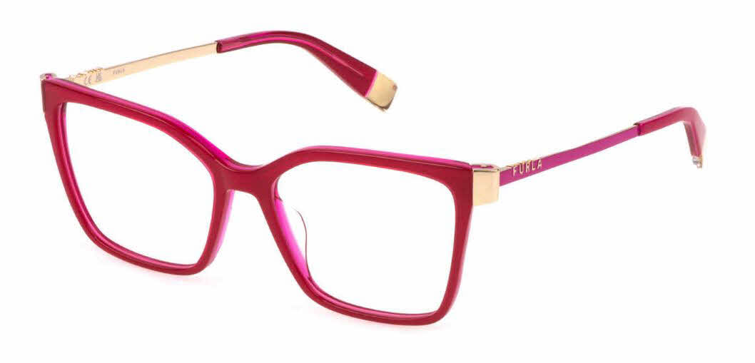  clear lens/fuxia transparent rose