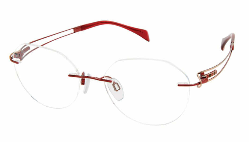  clear lens/burgundy