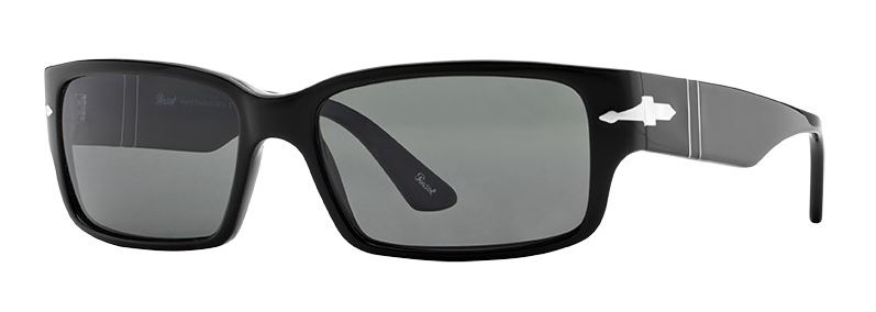  black/crystal green polarised