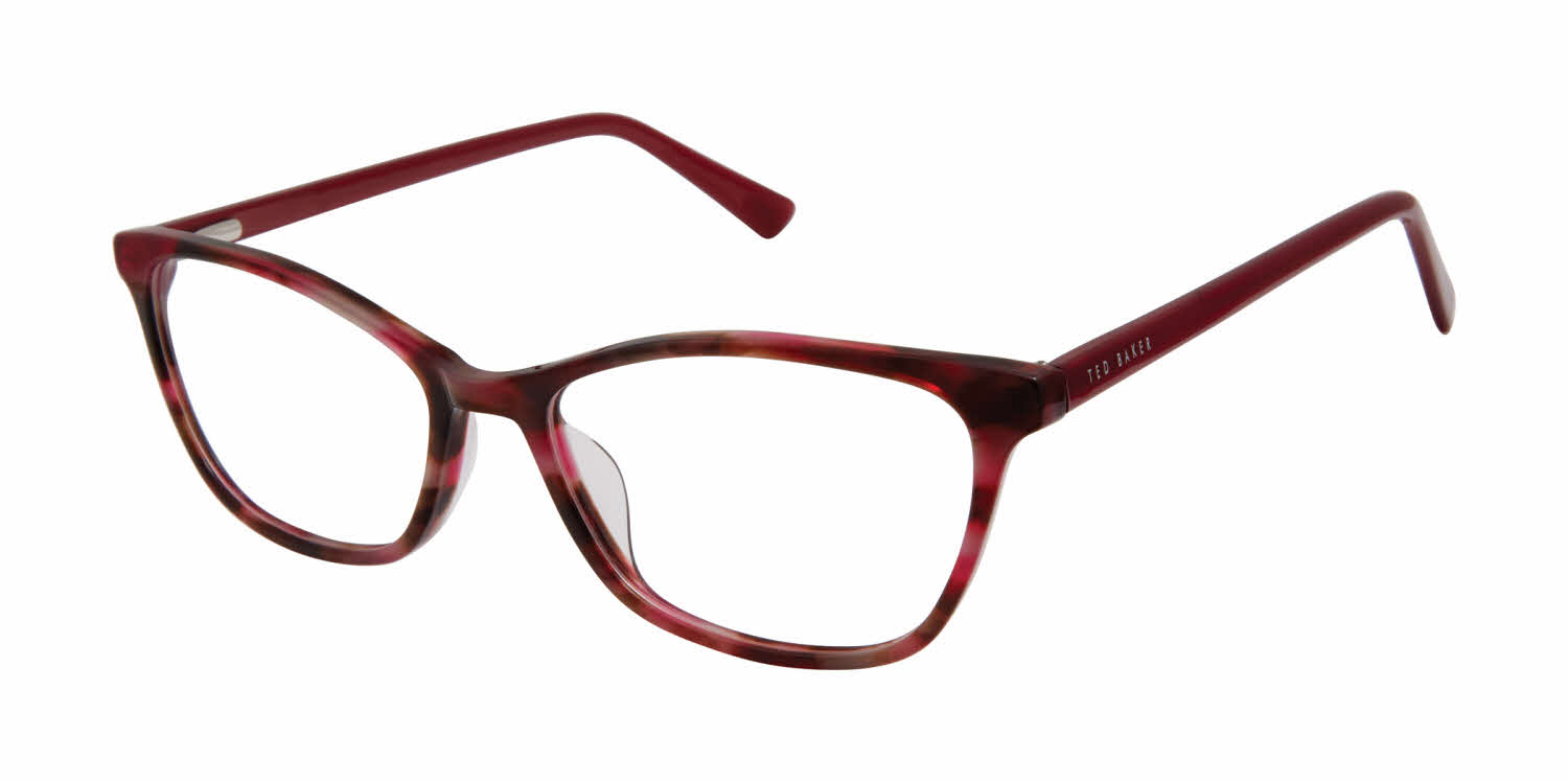  clear lens/burgundy tortoise