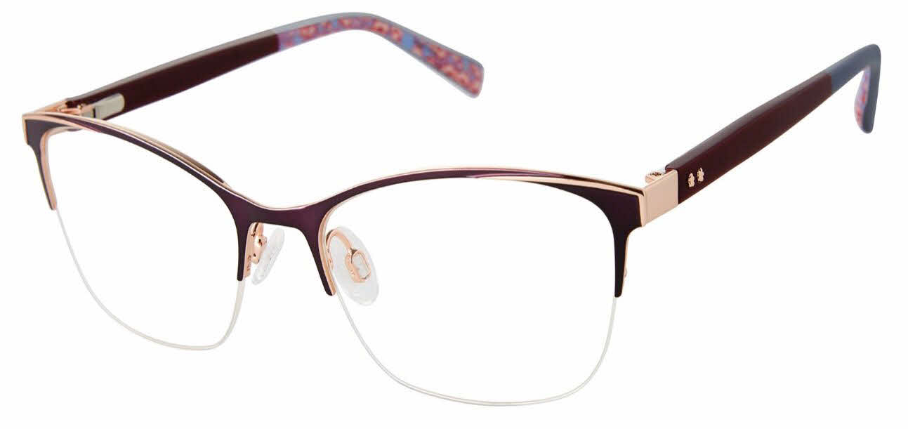  clear lens/burgundy