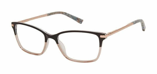  clear lens/black rose