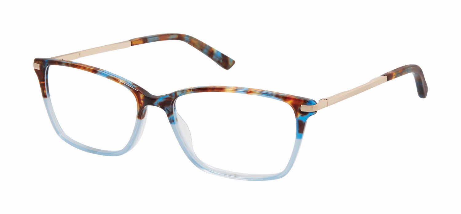  clear lens/blue tortoise