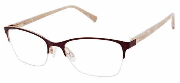  clear lens/burgundy