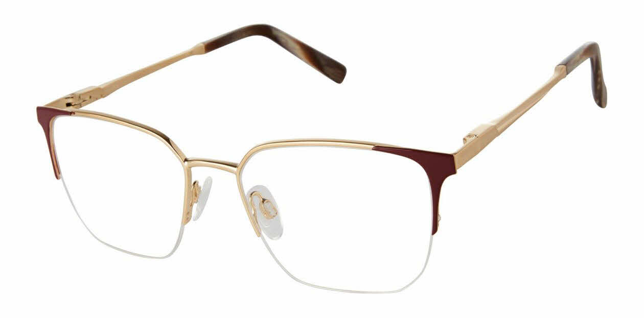  clear lens/burgundy bur
