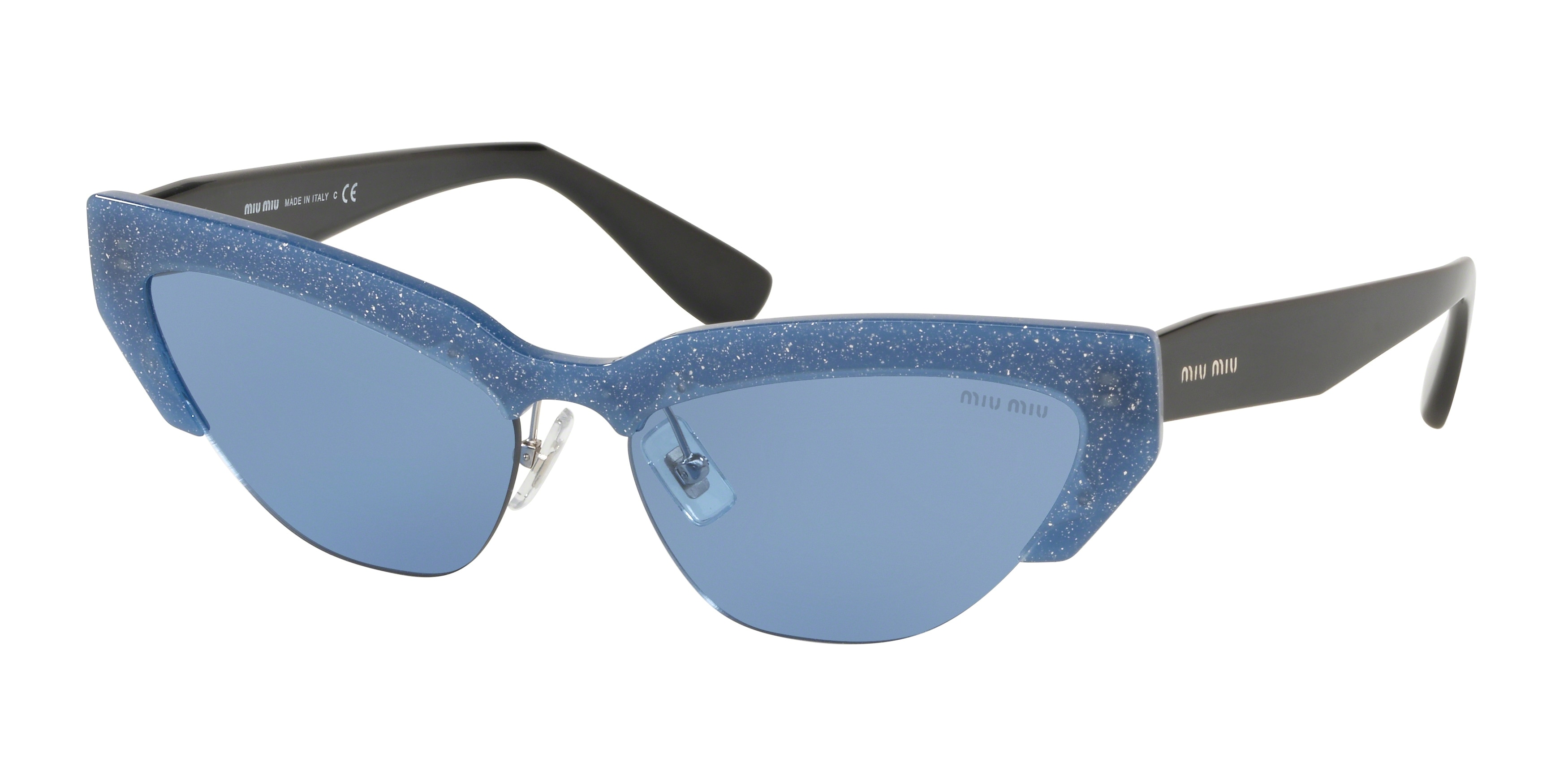  light blue/glitter opal blue divisa