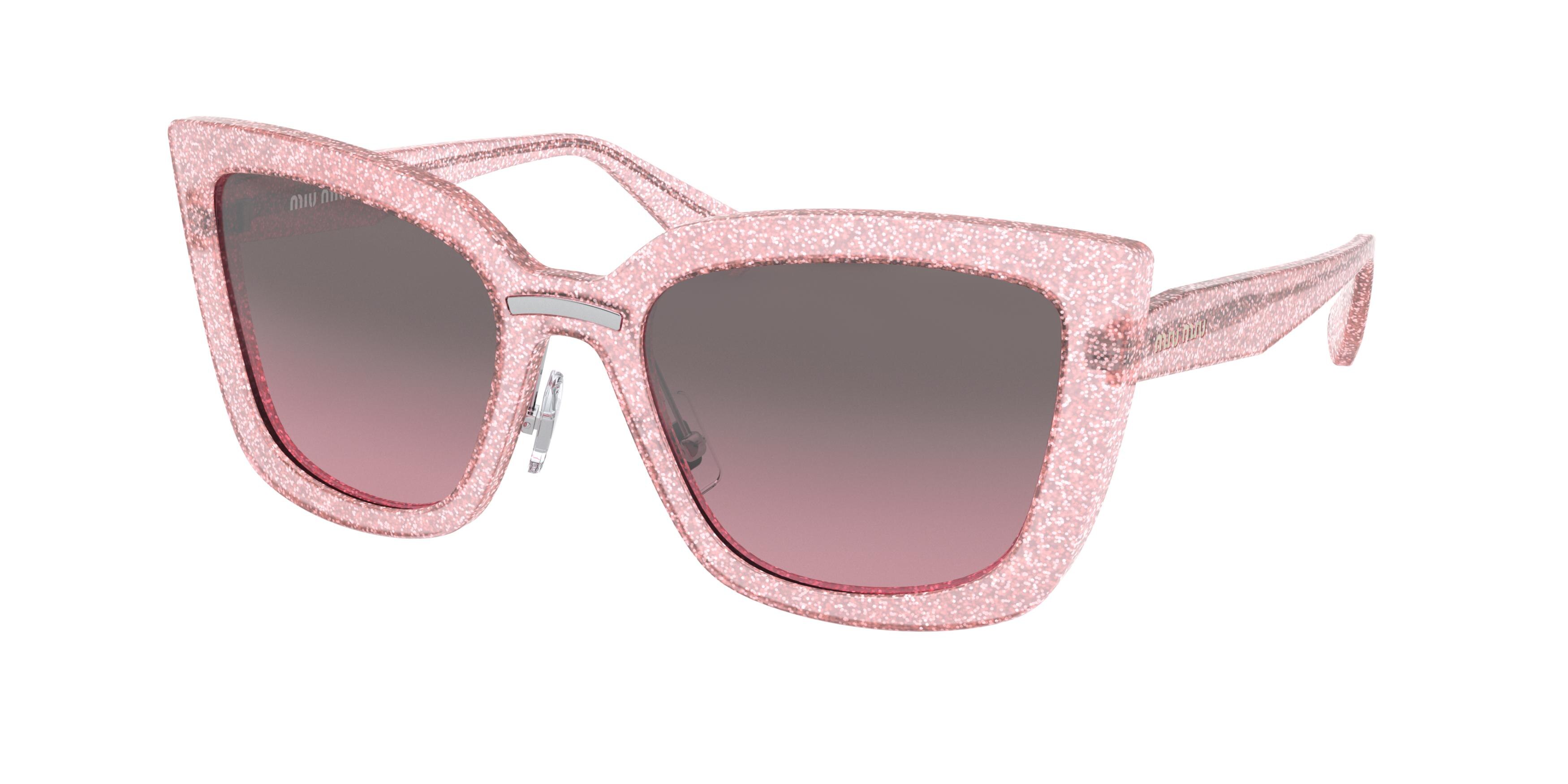  pink mirror silver gradient/glitter pink
