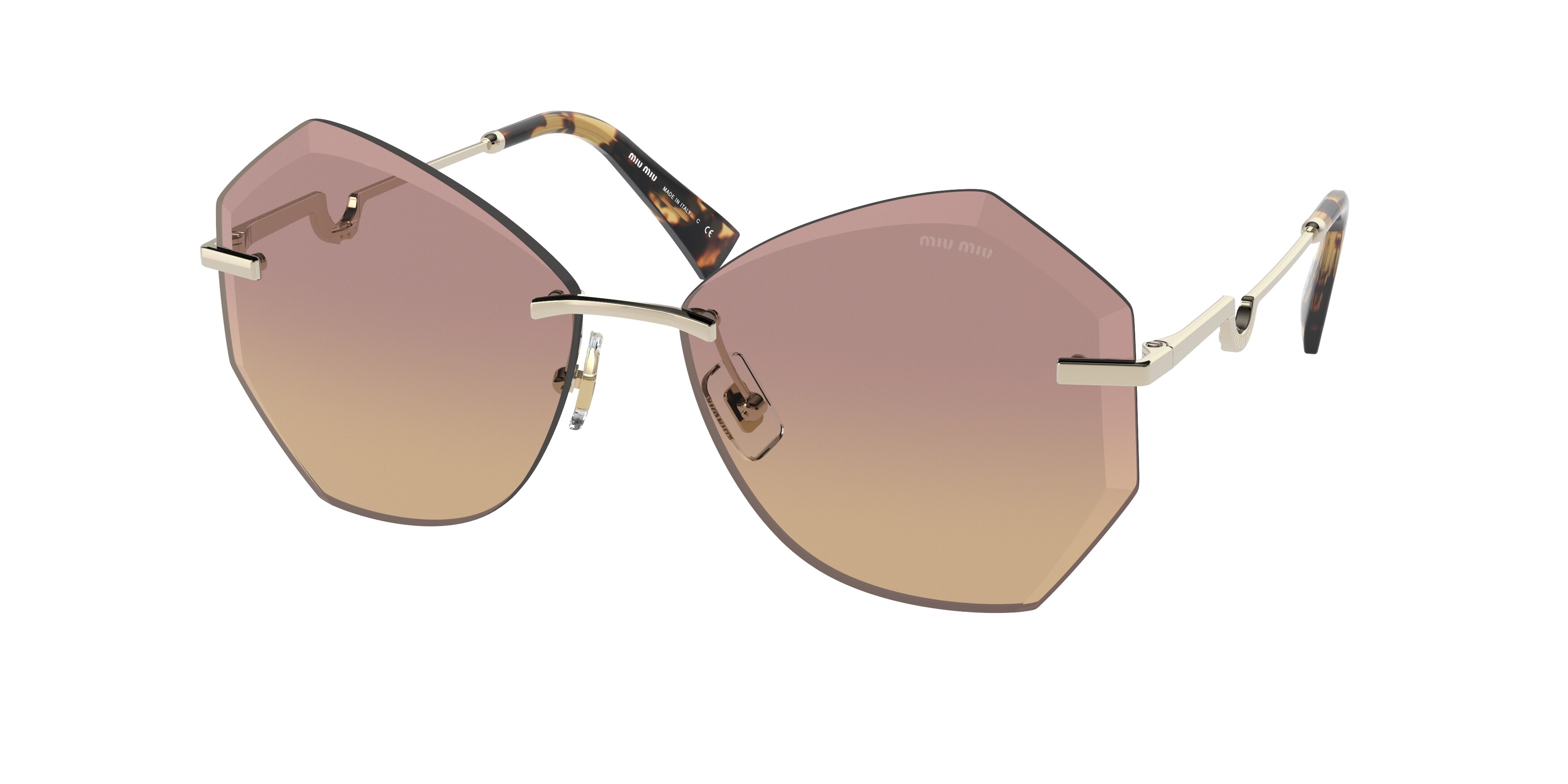  orange dark pink/pale gold