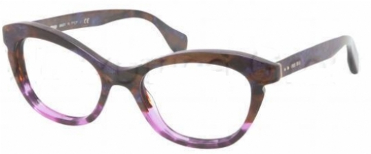  clear/violet horn violet havana