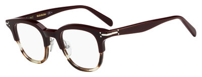  clear/opal burgundy havana beige