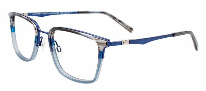  clear lens/striped grey blue greyish blue