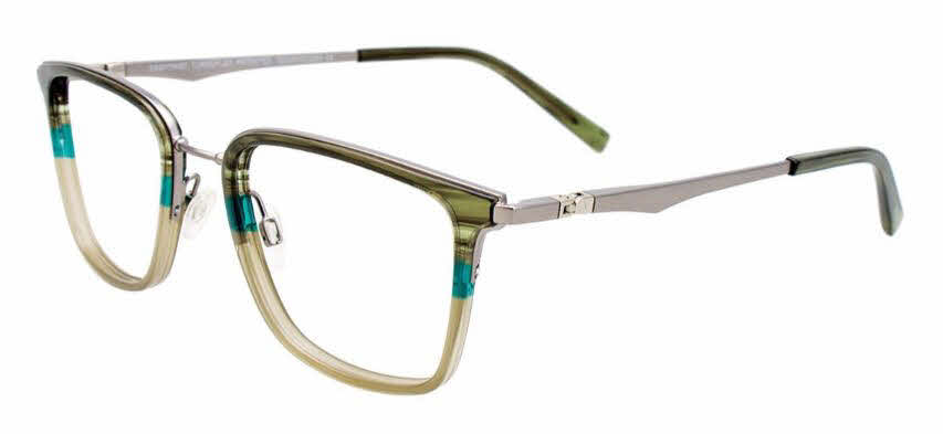  clear lens/striped olive green light khaki
