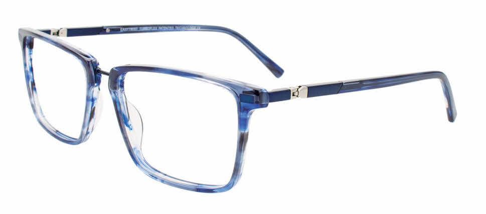  clear lens/blue marble satin blue
