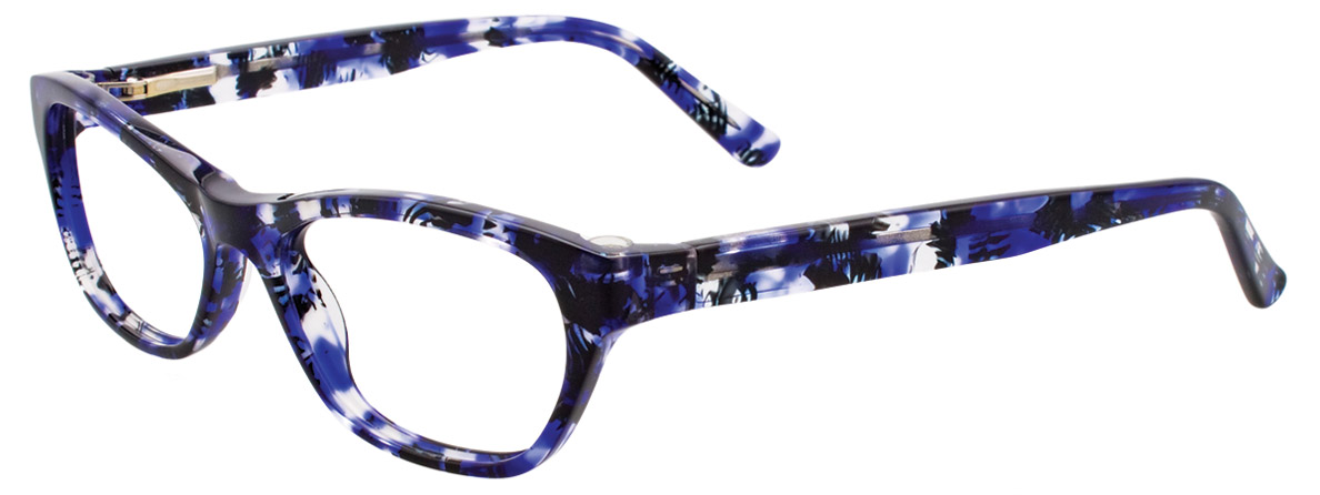  clear/crystalandvioletandblack