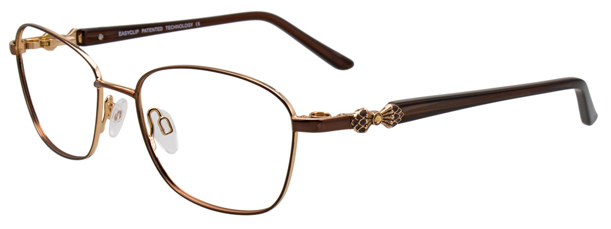  clear/shinydarkbrownandgold