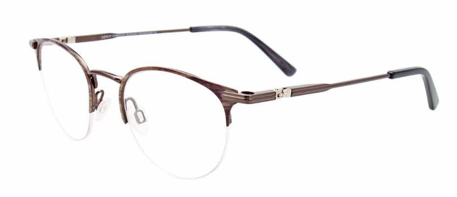  clear lens/beige brown stripes dark steel
