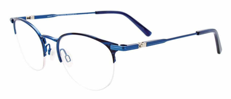  clear lens/blue black stripes