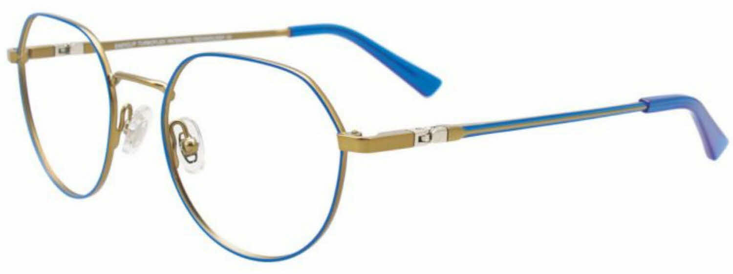  clear lens/blue satin green