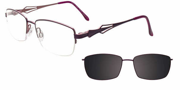  clear lens/dark purple