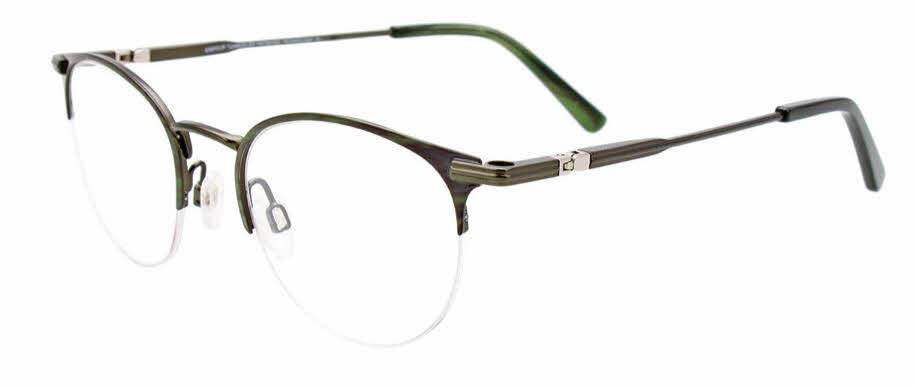  clear lens/forest green brown stripes