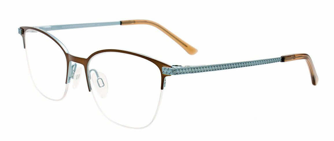  clear lens/light brown light teal