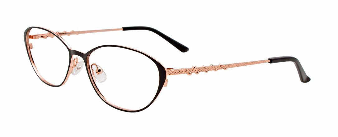  clear lens/matt black shiny rose gold with polarized clip on lens