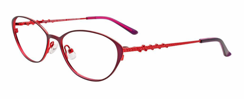  clear lens/matt burgundy shiny red with polarized clip on lens