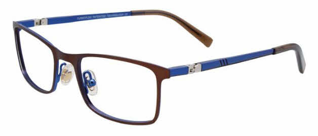  clear lens/matte brown matte blue