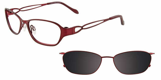  clear lens/matte dark red w