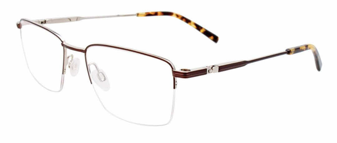  clear lens/satin brown satin silver