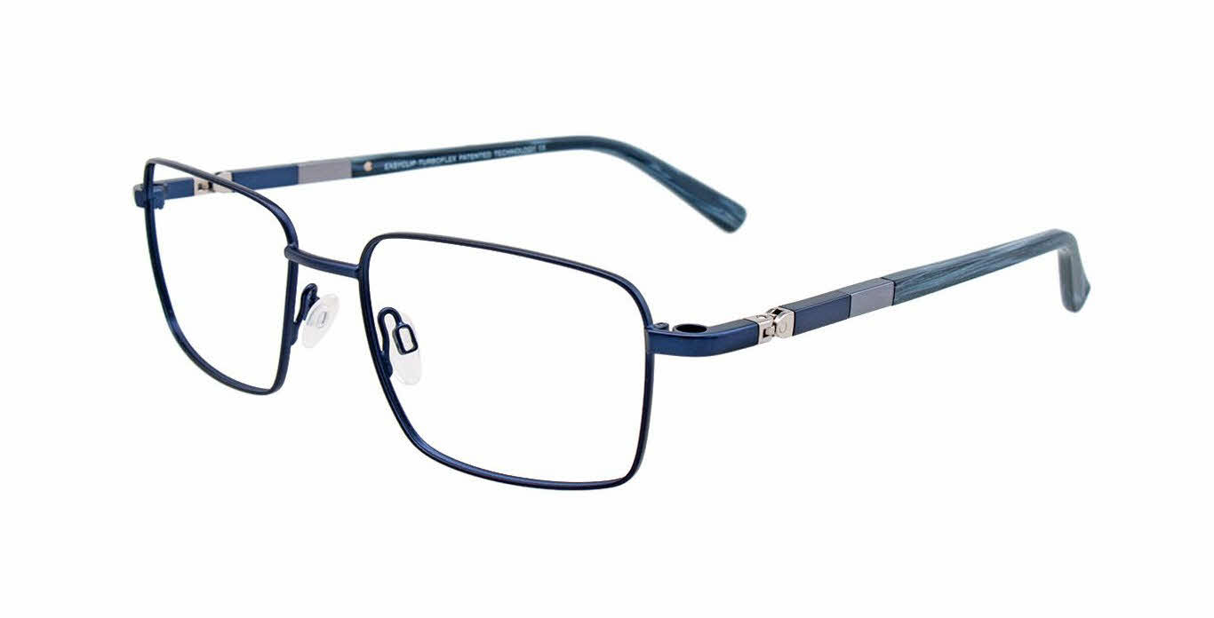  clear lens/satin dark blue with polarized blue clip on the lens