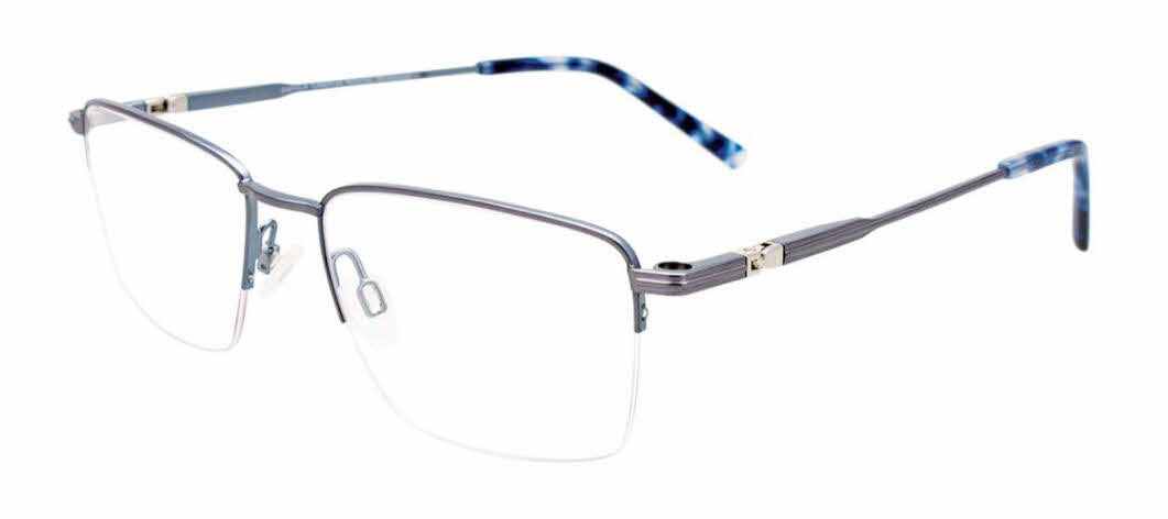  clear lens/satin light steel satin light blue