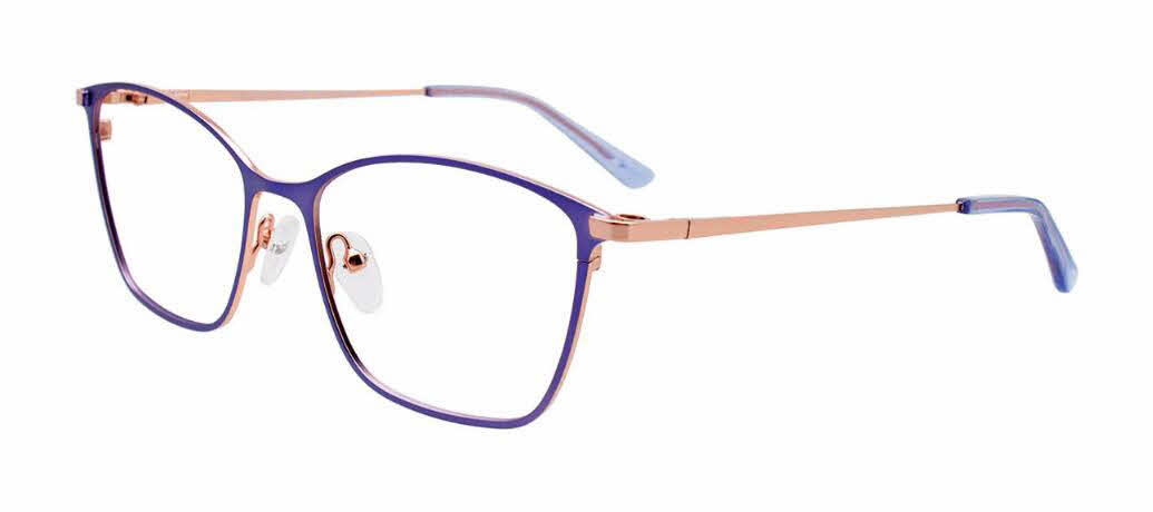  clear lens/satin periwinkle light pink with polarized clip on lens
