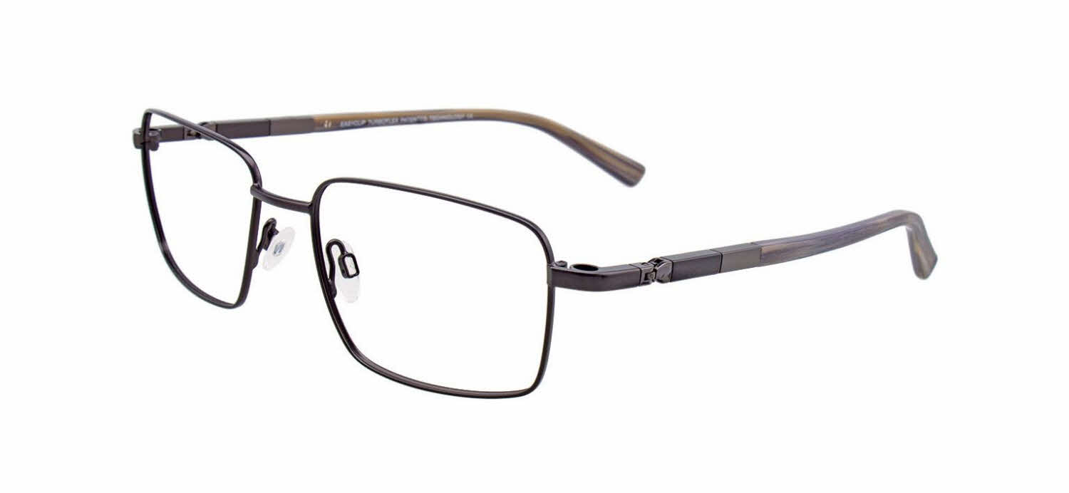  clear lens/satin dark grey with polarized grey clip on lens