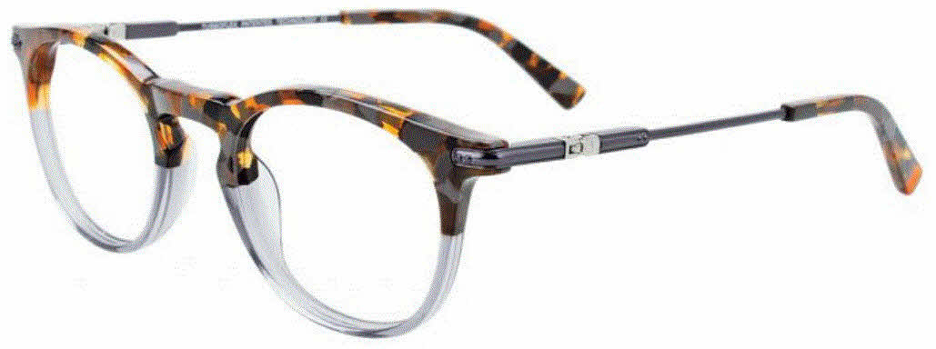  clear lens/brown grey marbled crystal grey