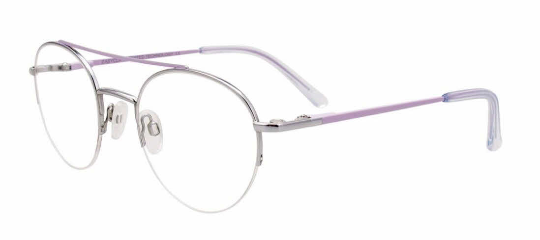  clear lens/silver lilas