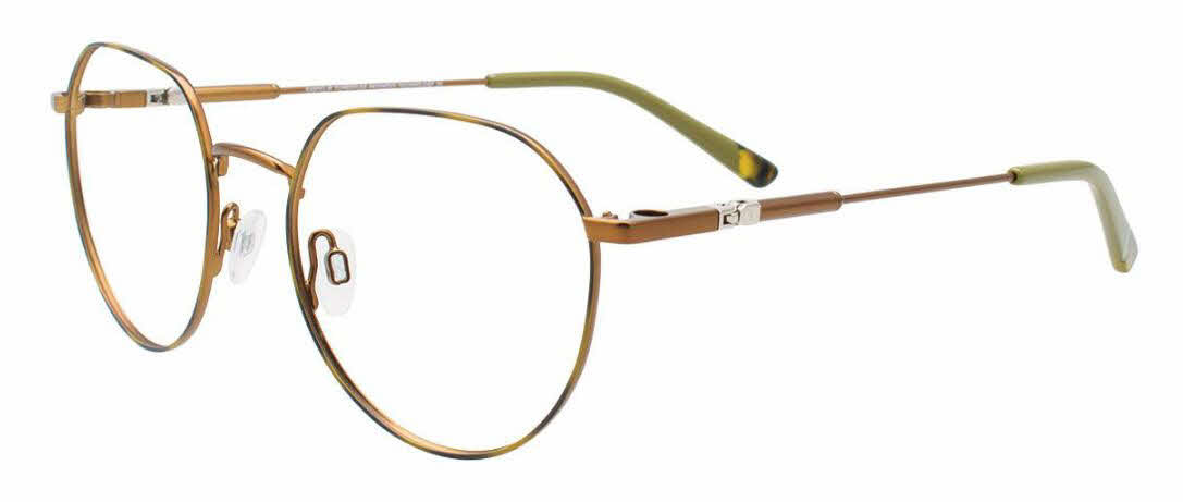  clear lens/satin brown tortoise