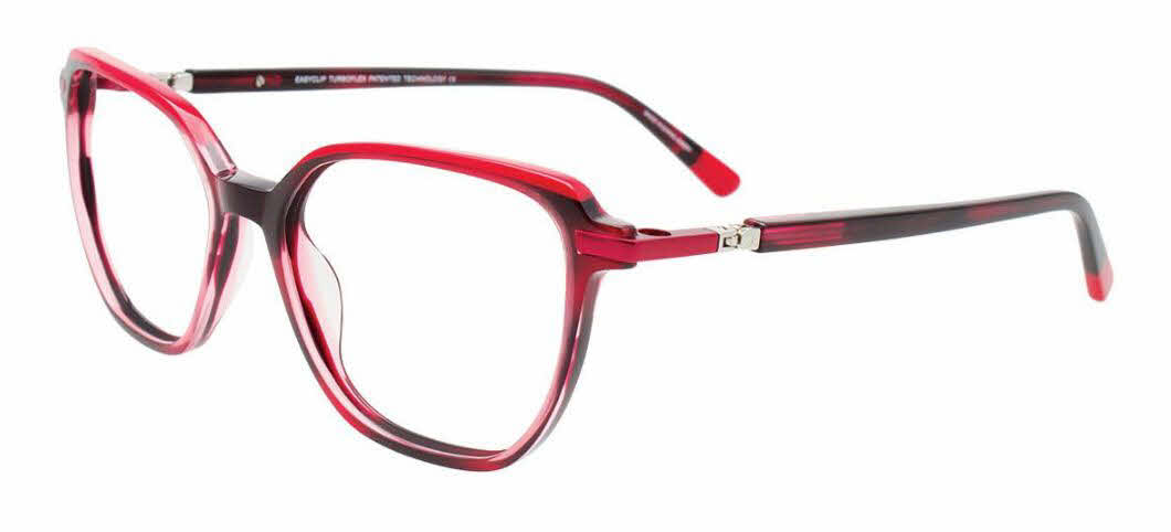  clear lens/transparent red
