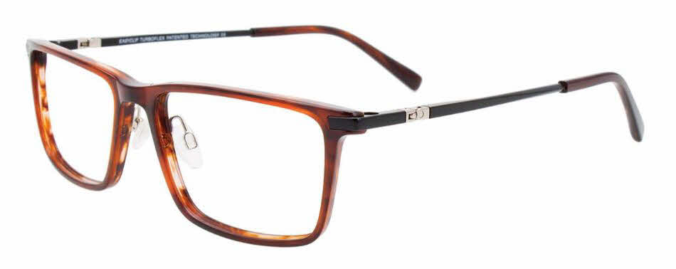  clear lens/brown striped