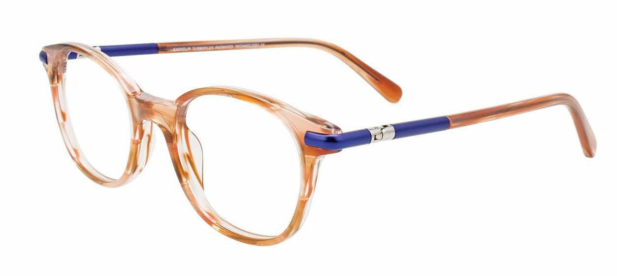  clear lens/brown striped blue 010
