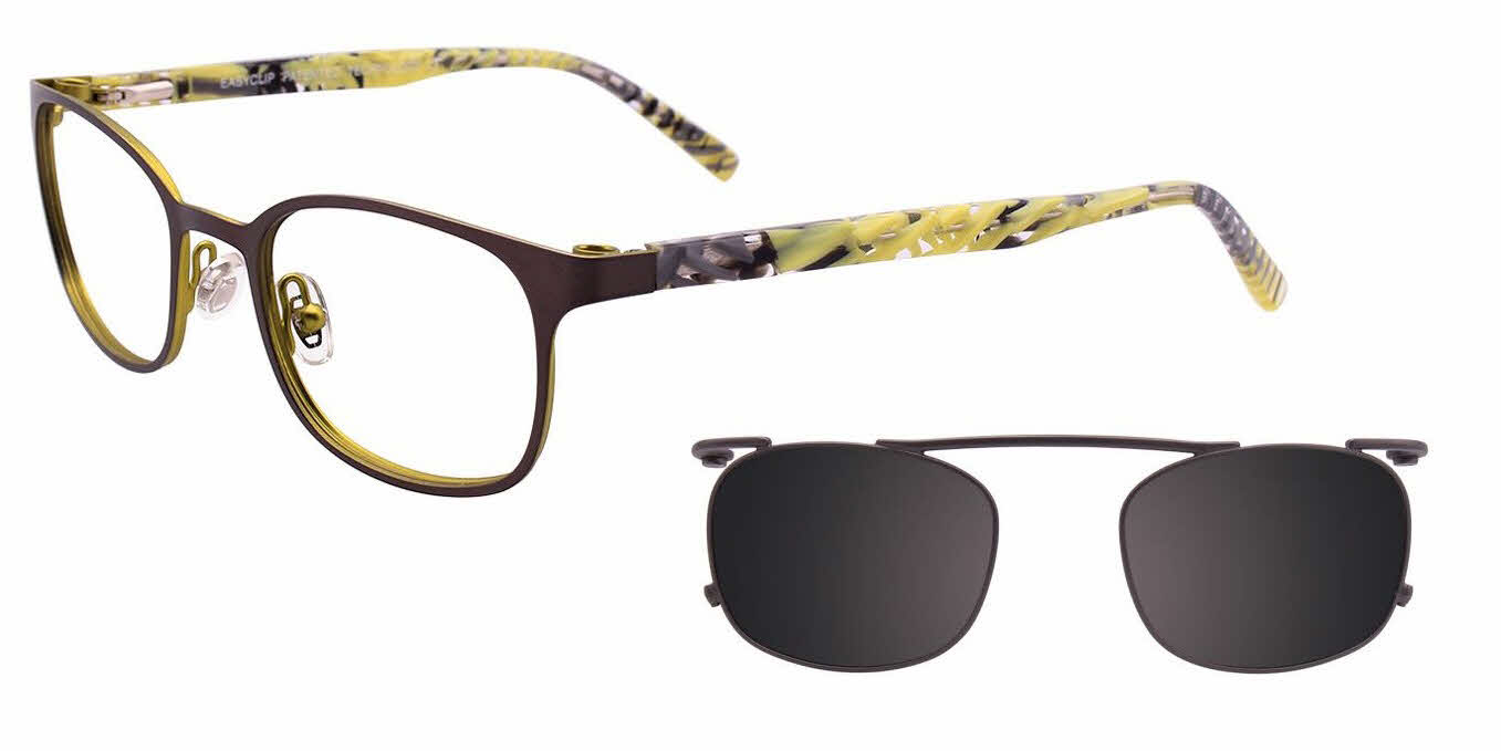  clear lens/matte dark grey with clip on the lens