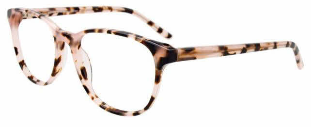  clear lens/light pink brown demi with polarized clip on lens