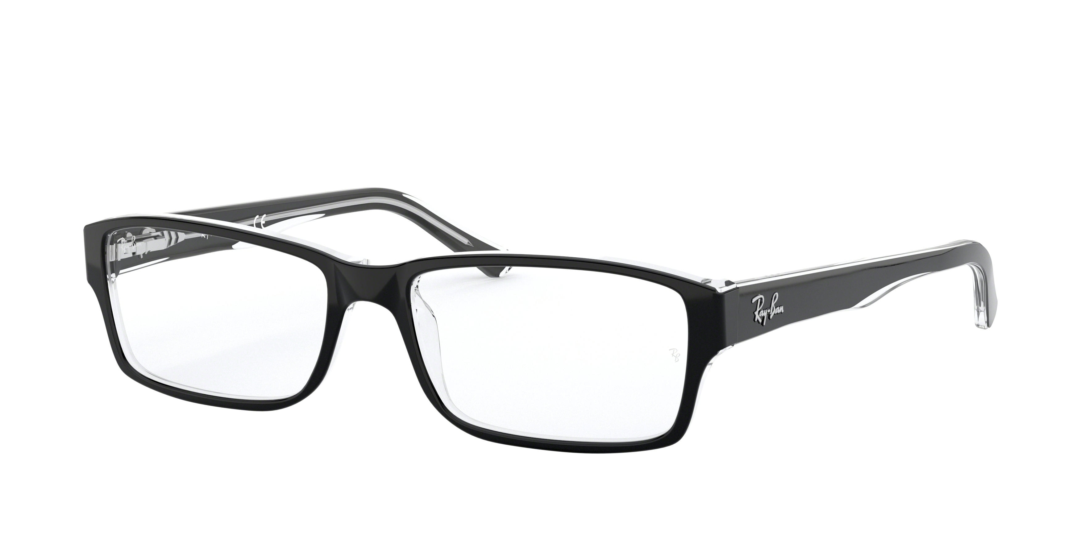  clear/black on transparent